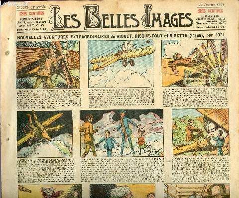 Les belles images n 1013 - 14 fvrier 1924 - Nouvelles aventures extraordinaires de Riquet, Risque-tout et Rirette (4e suite)