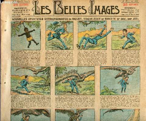 Les belles images n 1014 - 21 fvrier 1924 - Nouvelles aventures extraordinaires de Riquet, Risque-tout et Rirette (5e suite)