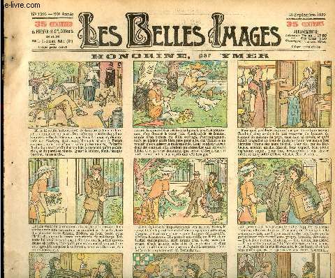 Les belles images n 1306 - 26 septembre 1929 - Honorine