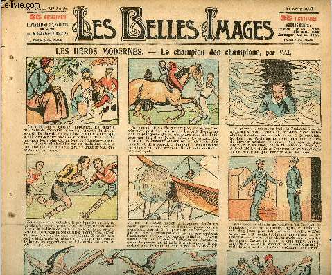 Les belles images n 1352 - 14 aot 1930 - Les hros modernes : Le champoin des champions