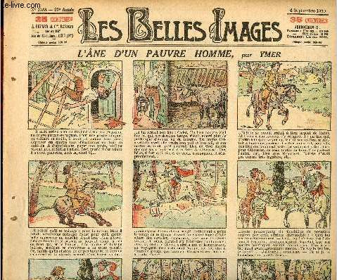 Les belles images n 1355 - 4 septembre 1930 - L'ne d'un pauvre homme