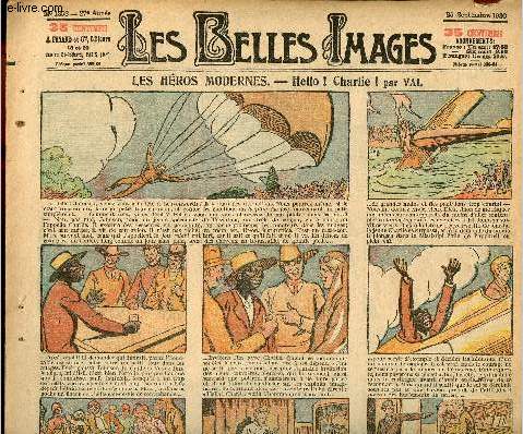 Les belles images n 1358 - 25 septembre 1930 - Les hros modernes : Hello ! Charlie !