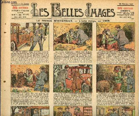 Les belles images n 1361 - 16 octobre 1930 - Le prince mystrieux : l'auto rouge