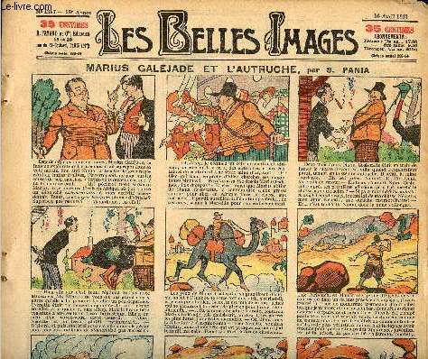 Les belles images n 1387 - 16 avril 1931 - Mairus Galjde et l'autruche