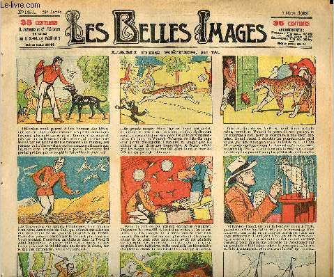 Les belles images n 1433 - 3 mars 1932 - L'ami des btes