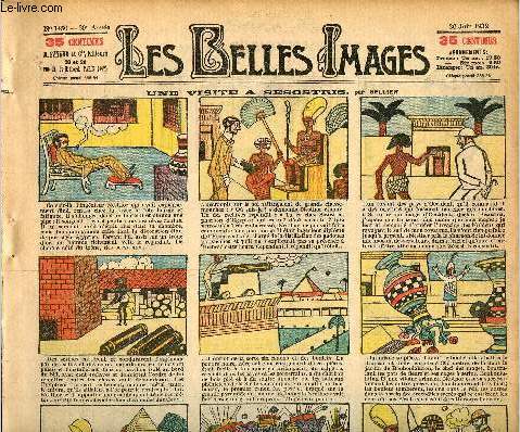 Les belles images n 1450 - 30 juin 1932 - Une visite  Sesostris