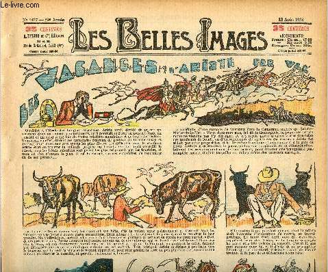 Les belles images n 1457 - 18 aot 1932 - Les vacances d'Ariste