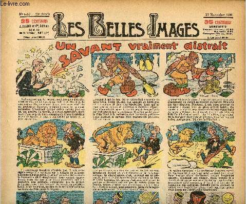 Les belles images n 1469 - 10 novembre 1932 - Un savant vraiment distrait