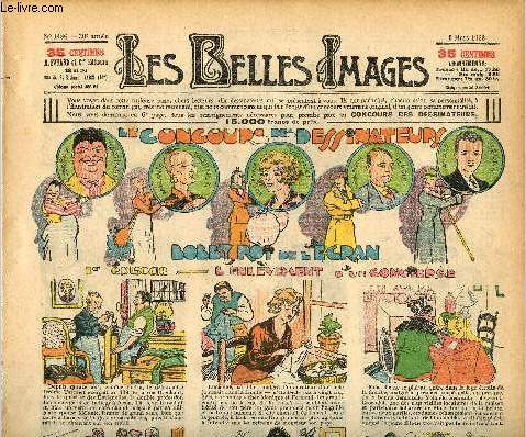 Les belles images n 1486 - 9 mars 1933 - Le concours des dessinateurs