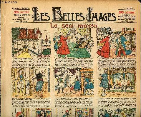 Les belles images n 1493 - 27 avril 1933 - Le seul moyen