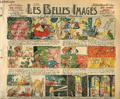 Les belles images n 1614 - 22 aot 1935 - Contes des deux mille et deux nuits