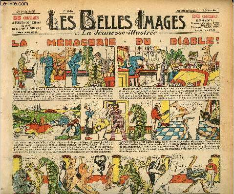 Les belles images n 1615 - 29 aot 1935 - La mnagerie du diable