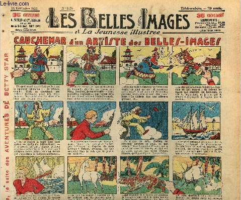 Les belles images n 1626 - 14 novembre 1935 - Cauchemar d'un artiste des belles-images
