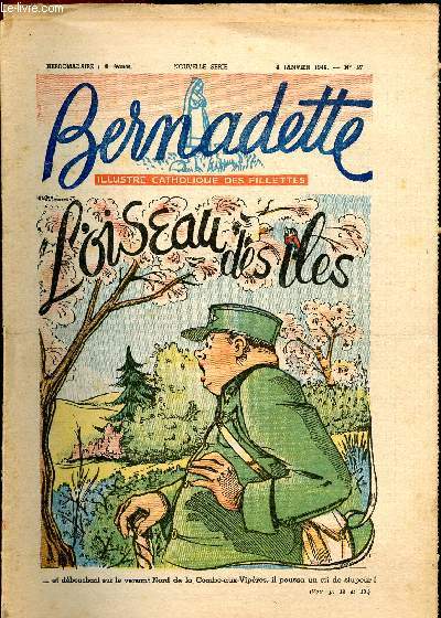 Bernadette - Année 1948 - du 4 janvier au 26 décembre 1948 - n°57 à 104 + 106 à 108 - 50 numéros (incomplet)