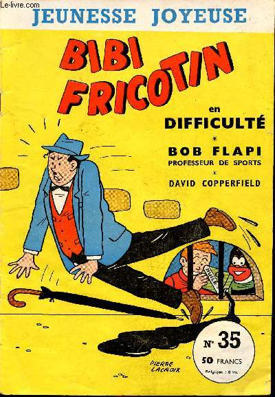 Jeunesse Joyeuse - n 35 - Bibi Fricotin en difficult - Bo Flapi, professeur de sports - David Copperfield