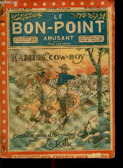 Le bon point amusant - Anne 1920 - du 23 au 30 dcembre 1920 - n421 + 422 - 2 numros (incomplet)
