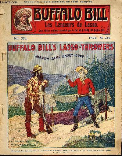 Buffalo-Bill (The Buffalo Bill Stories) - n 334 - Les lanceurs de lasso // Buffalo Bill's lasso-throwers or Shadow Sam's Short-stop