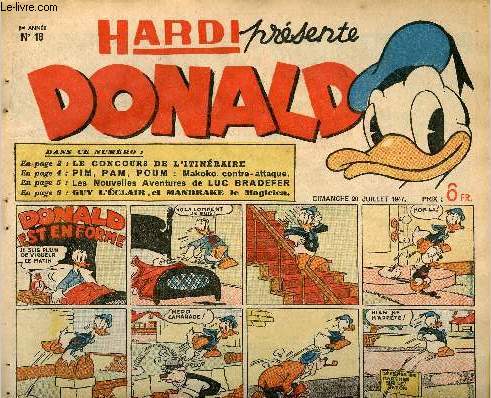 Donald (Hardi prsente) - n 18 - 20 juillet 1947 - Donald est en forme