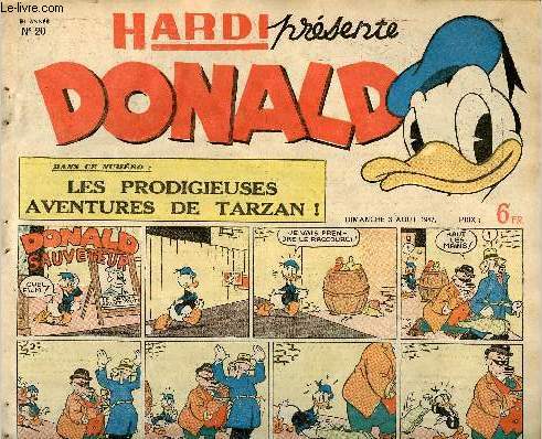 Donald (Hardi prsente) - n 20 - 3 aot 1947 - Donald sauveteur