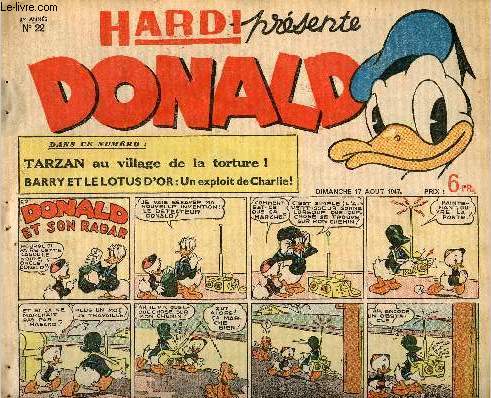 Donald (Hardi prsente) - n 22 - 17 aot 1947 - Donald et son radar