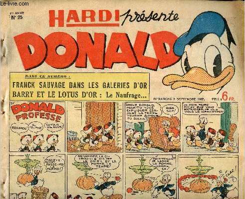Donald (Hardi prsente) - n 25 - 7 septembre 1947 - Donald professe