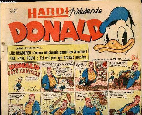 Donald (Hardi prsente) - n 32 - 26 octobre 1947 - Donald fait l'article