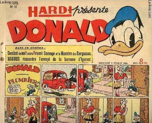 Donald (Hardi prsente) - n 47 - 8 fvrier 1948 - Donald plombier