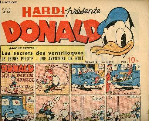 Donald (Hardi prsente) - n 52 - 14 mars 1948 - Donald n'a pas de chance