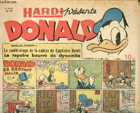 Donald (Hardi prsente) - n 56 - 11 avril 1948 - Donald se croyait malin