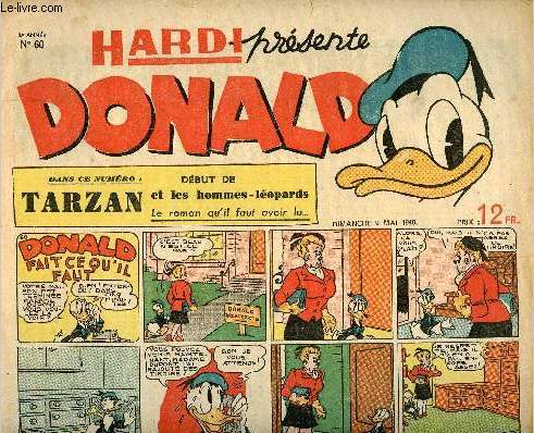 Donald (Hardi prsente) - n 60 - 9 mai 1948 - Donald fait ce qu'il faut