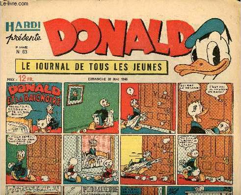 Donald (Hardi prsente) - n 63 - 30 mai 1948 - Donald et la baignoire