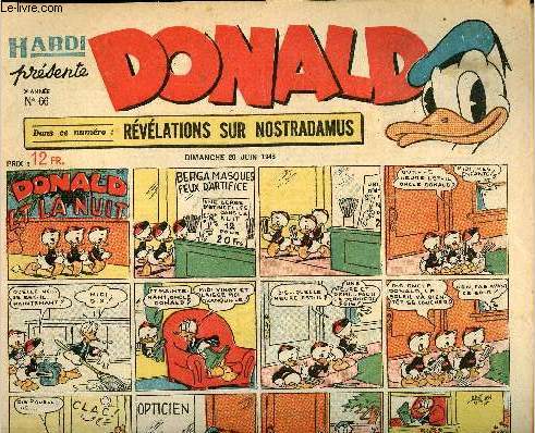Donald (Hardi prsente) - n 66 - 20 juin 1948 - Donald et la nuit