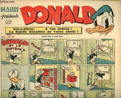 Donald (Hardi prsente) - n 67 - 27 juin 1948 - Donald et le systme D