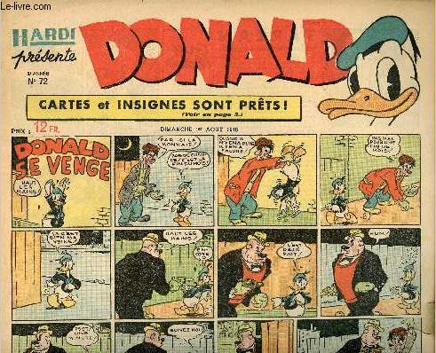Donald (Hardi prsente) - n 72 - 1er aot 1948 - Donald se venge