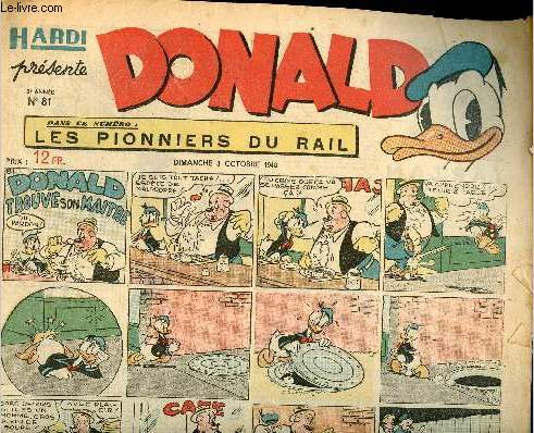 Donald (Hardi prsente) - n 81 - 3 octobre 1948 - Donald trouve son matre