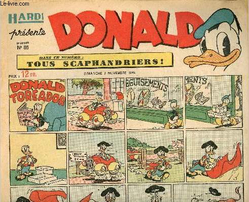 Donald (Hardi prsente) - n 86 - 7 novembre 1948 - Donald torrador
