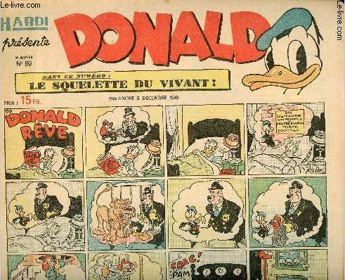 Donald (Hardi prsente) - n 89 - 5 dcembre 1948 - Donald rve