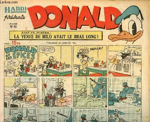Donald (Hardi prsente) - n 95 - 16 janvier 1949 - Donald et les pices