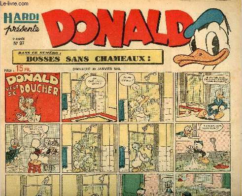 Donald (Hardi prsente) - n 97 - 30 janvier 1949 - Donald veut se coucher