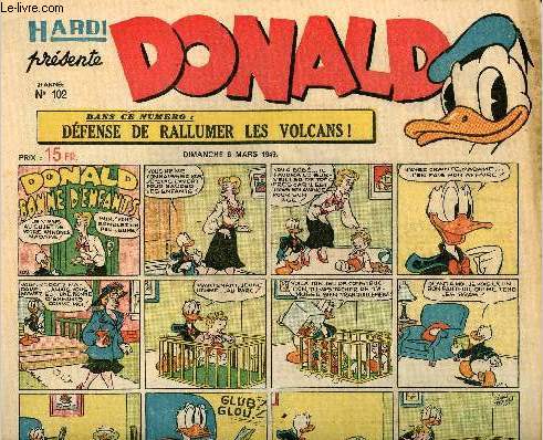 Donald (Hardi prsente) - n 102 - 6 mars 1949 - Donald bonne d'enfants