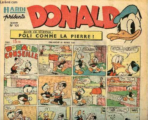 Donald (Hardi prsente) - n 104 - 20 mars 1949 - Donald conseille