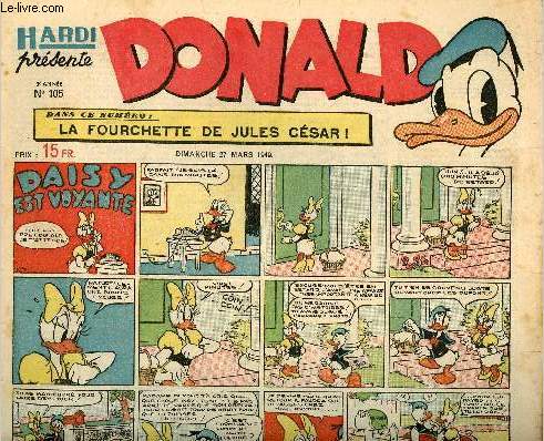 Donald (Hardi prsente) - n 105 - 27 mars 1949 - Daisy est voyante