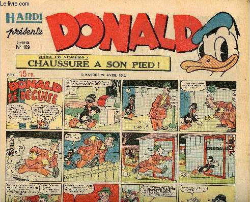 Donald (Hardi prsente) - n 109 - 24 avril 1949 - Donald se dguise