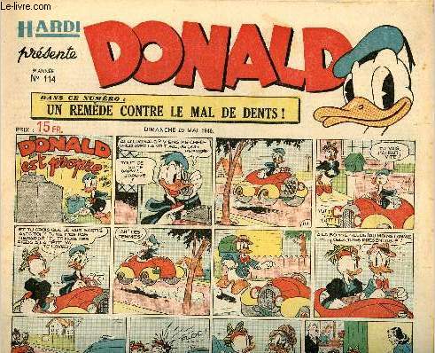 Donald (Hardi prsente) - n 114 - 29 mai 1949 - Donald est propre
