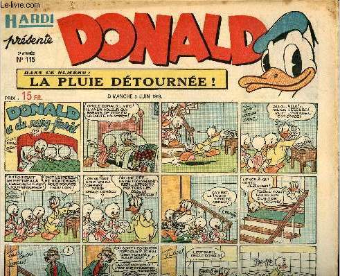 Donald (Hardi prsente) - n 115 - 5 juin 1949 - Donald a du sang-froid