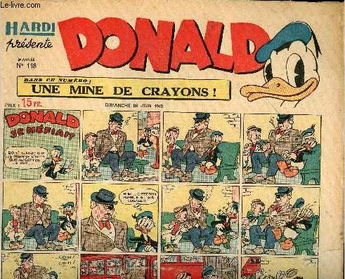 Donald (Hardi prsente) - n 118 - 26 juin 1949 - Donald se mfait