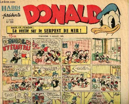 Donald (Hardi prsente) - n 120 - 10 juillet 1949 - Donald n'y tait pas
