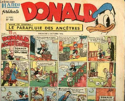 Donald (Hardi prsente) - n 132 - 2 octobre 1949 - Donald augmente ses prix