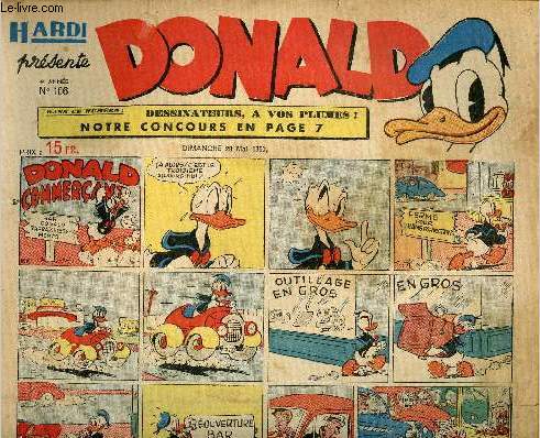 Donald (Hardi prsente) - n 166 - 28 mai 1950 - Donald Commerant