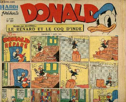 Donald (Hardi prsente) - n 167 - 4 juin 1950 - Donald rpare